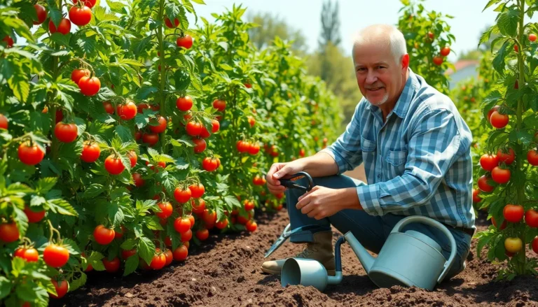 tomato plant maintenance