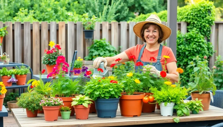 outdoor container gardening
